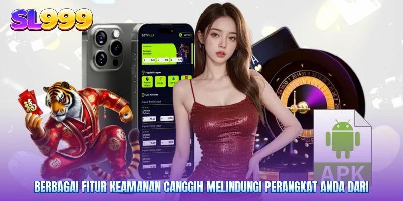 Berbagai fitur keamanan canggih melindungi perangkat Anda dari